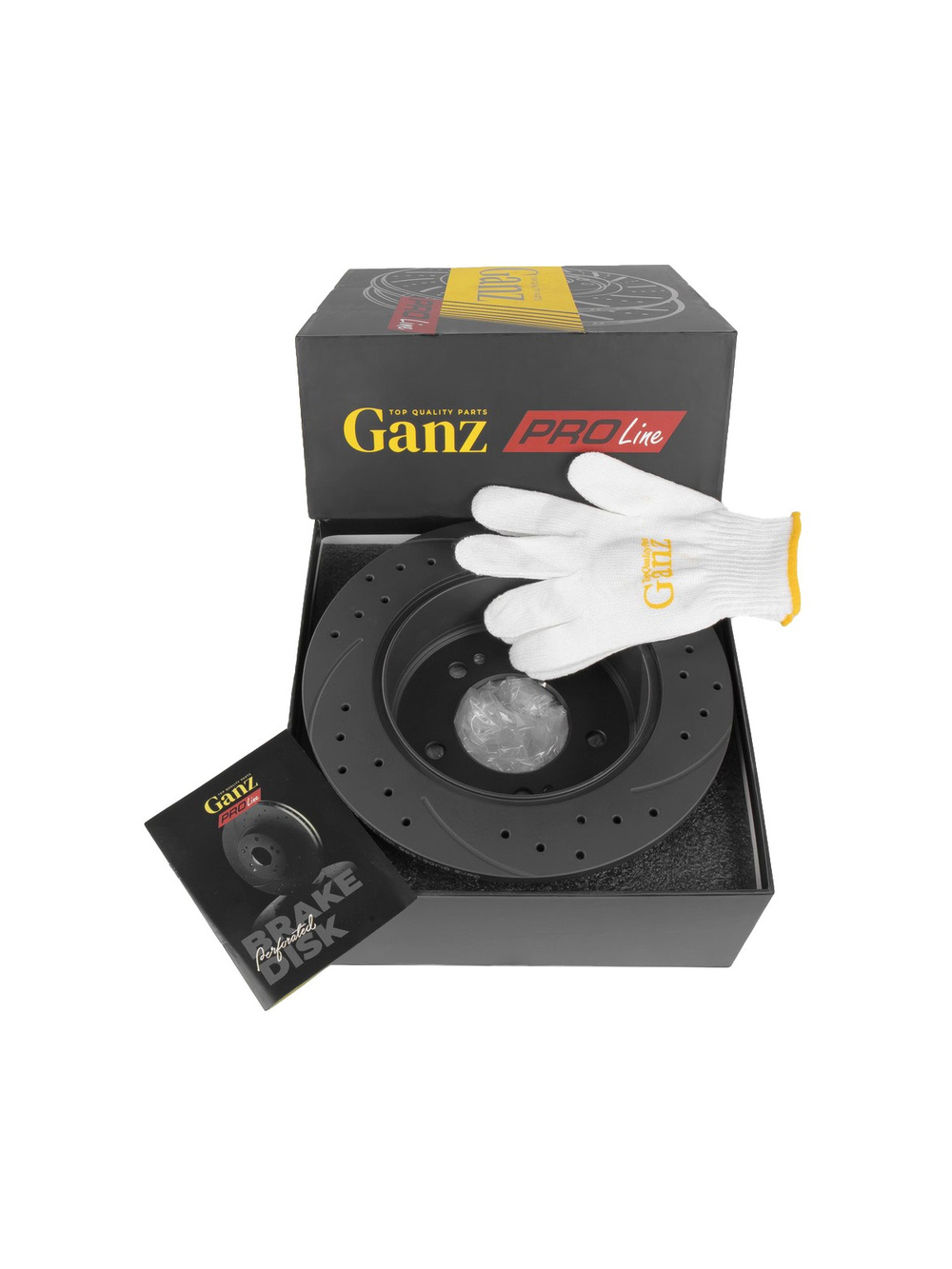 Диск тормозной задний перфорированный PRO-LINE с покрытием комплект KIA CARENS II/III 1.6/2.0L+CRDI ALL 06-> /D=275MM GANZ GIJ06169S