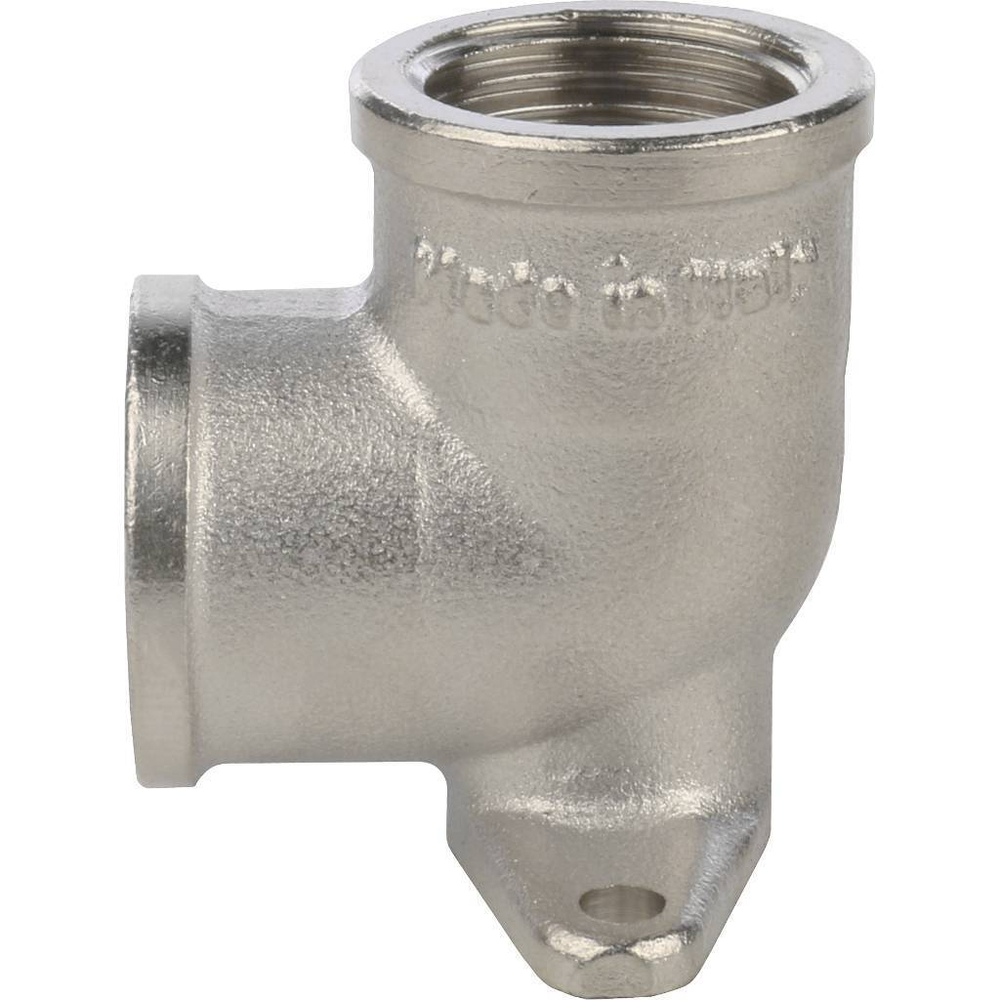 Угольник с креплением ВР (ник)   1/2"