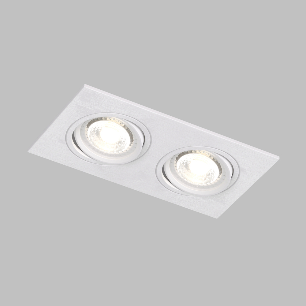 DK3022-WH Встраиваемый светильник, IP 20, 10 Вт, GU5.3, LED, белый, пластик