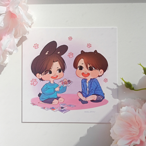 Арт принт / Koko / STRAY KIDS / Минхо&Хан