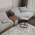 Aldo угловой модульный диван-кровать с терминальным шезлонгом, баром и столиком