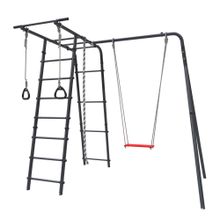 ROMANA Полянка (антрацит) (с фанерными качелями)