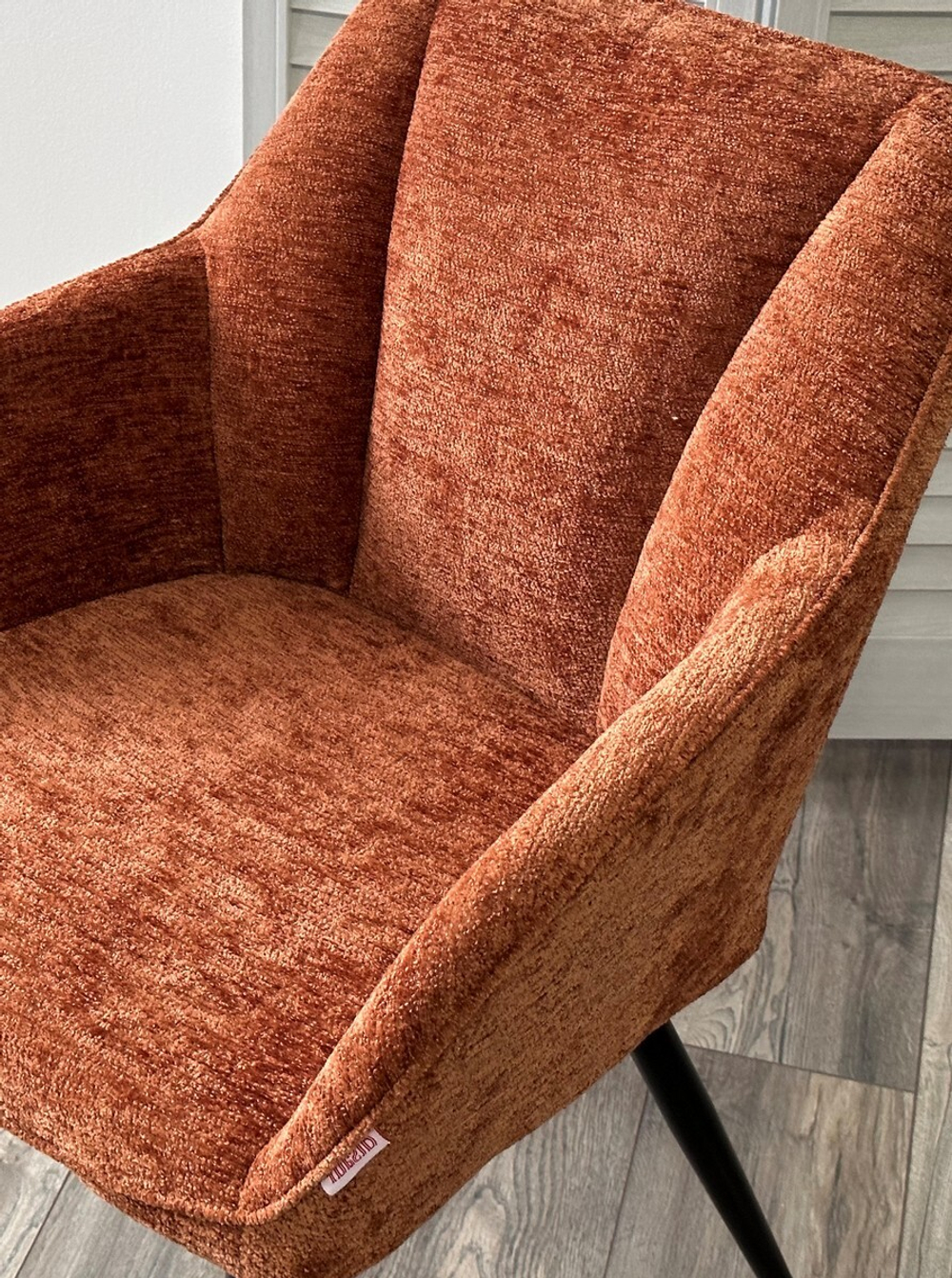 Стул REFLET 3018-09 терракотовый, шенилл / черный каркас, ®DISAUR