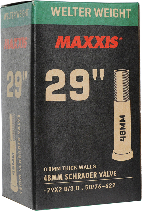 камера велосипедная MAXXIS WELTER WEIGHT 29X1.75/2.4 (44/61-622) 0.8 LFVSEP48 (B-C) авто нипель