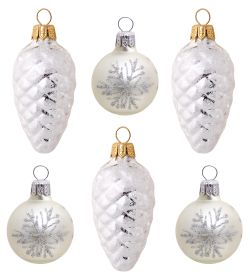 Элита НФШ-1168/5 Набор ел.украшений 6шт «Шишки и шары»