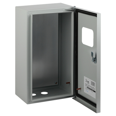 Корпус металлический ЭРА SIMPLE ЩМПг-01 с окном (410x220x175) IP54 У2 серый