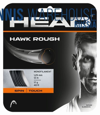 Теннисные струны Head HAWK Rough (12 m) - серый