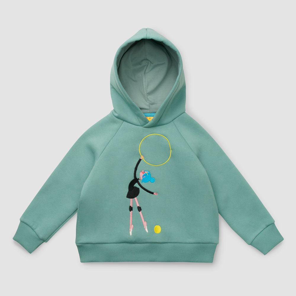 Толстовка с капюшоном "Гимнастка"