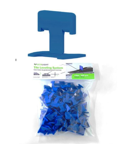 Зажим 0,8мм 100шт СВП трехмерный