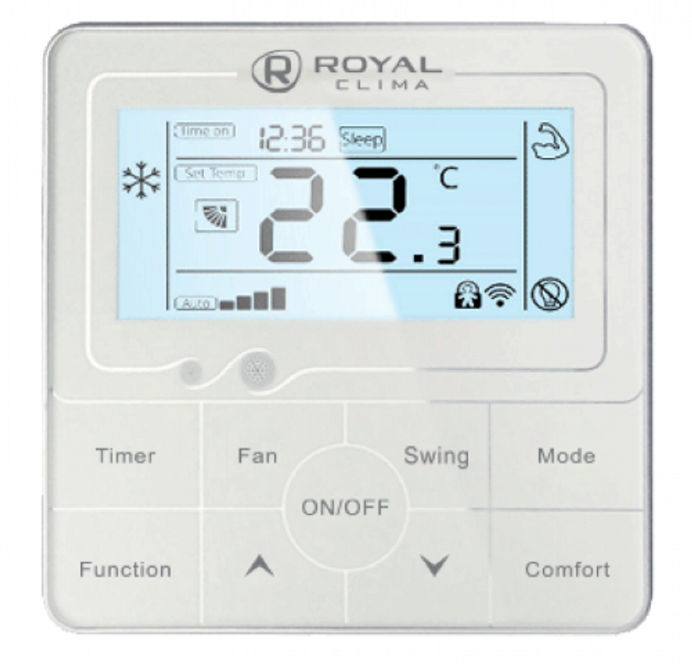 Высоконапорная канальная полупромышленная классическая сплит-система ROYAL CLIMA COMPETENZA
