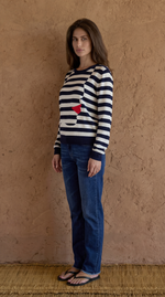 Джемпер LeoUgo в полоску