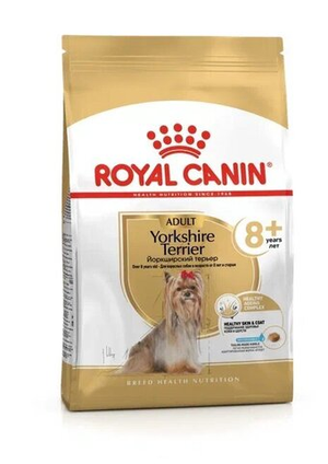 Корм для стареющих собак породы йоркширский терьер, Royal Canin Yorkshire Terrier Adult 8+, старше 8 лет