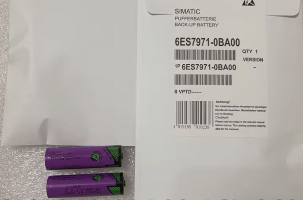 Элемент питания Siemens 6ES7971-0BA00 PK2