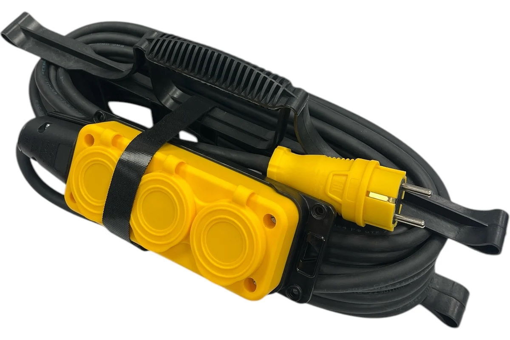 Удлинитель силовой iTOK i-CONNECT-COLOR-SUR-KG-215-3-54-10-YELLOW