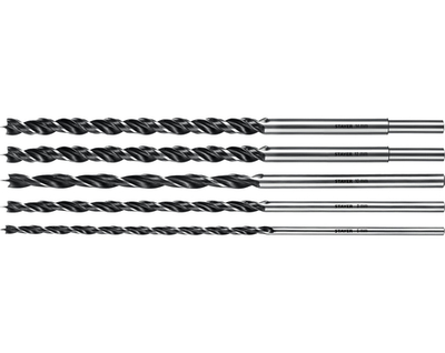 STAYER Maxdrill, 5 шт: 6-8-10-12-14 х 300 мм, набор сверл спиральных по дереву (2943-300-H5)