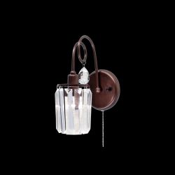 Citilux Синди CL330313 Бра хрустальное с выключателем Коричневое