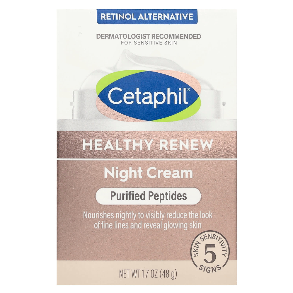 Cetaphil, Healthy Renew, ночной крем, без отдушки, 48 г (1,7 унции)