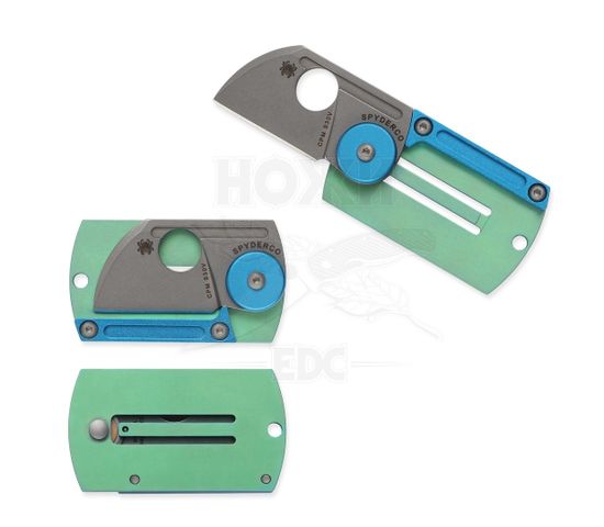 Складной нож Spyderco DogTag Folder C188ALTIP c клинком из стали CPM-S30V, рукоять титан