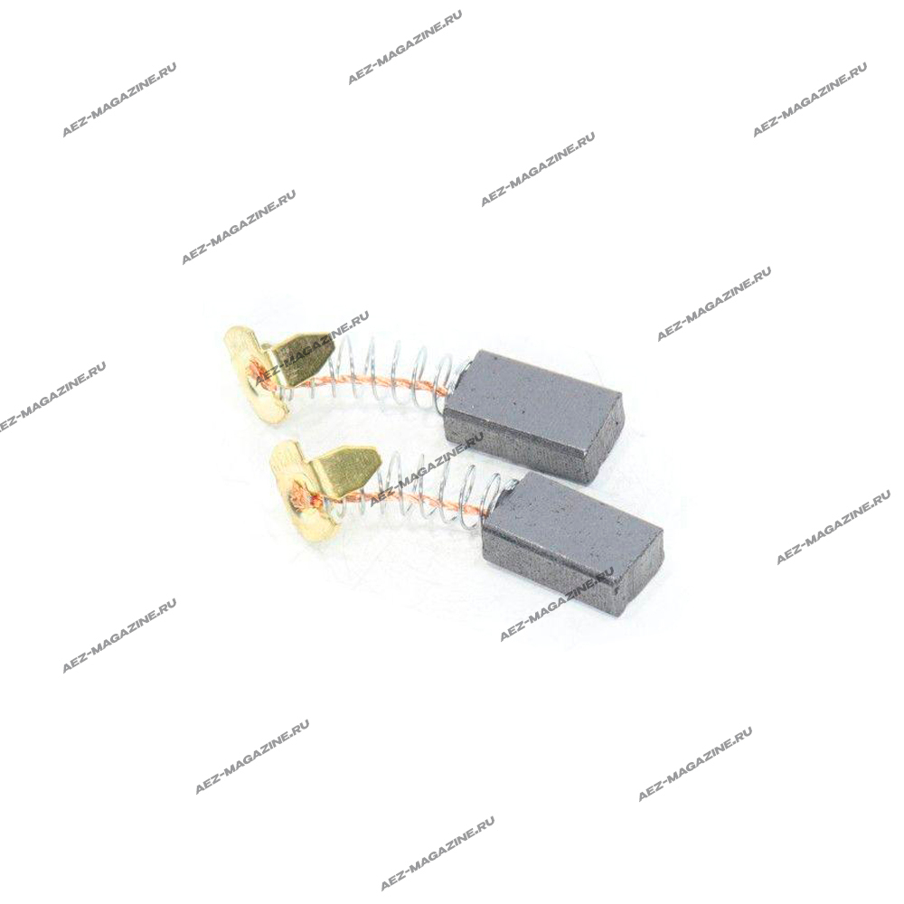 Электроугольная щетка 6х10х17 Пружина, пятак-уши подходит для Greapo PQA 180c 1200Wt