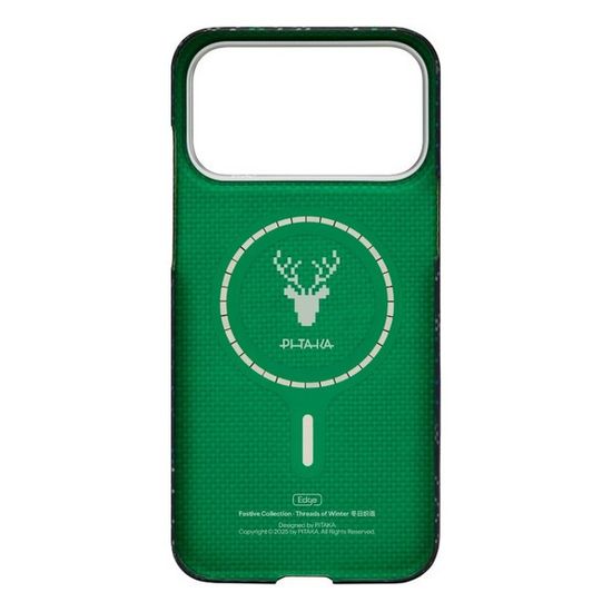 Чехол Pitaka Threads of Winter (Ultra-Slim) Case для iPhone 17 Pro Max 6.9" (CP1701BPM) Navy