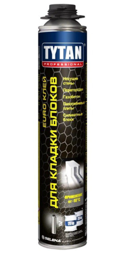 Клей-пена для кладки блоков TYTAN PROFESSIONAL EURO GUN 870мл