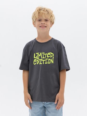 220010C-29 Футболка для мальчика, Антрацит