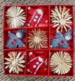 Набор украшений 22шт 6см из дерева SYSDLB-492243