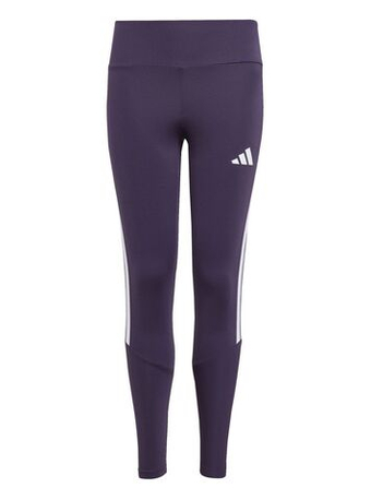Брюки для девочки теннисные Adidas Train Essentials 3-Stripes - aurora plum/white