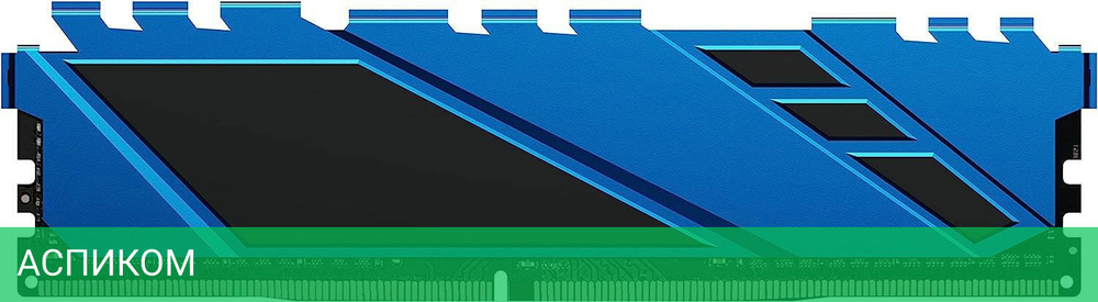 Оперативная память Netac Shadow DDR4-3600 8GB C18 Blue (NTSDD4P36SP-08B)