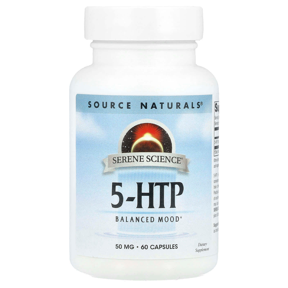 Source Naturals, Serene Science®, 5-HTP, 50 мг, 60 капсул