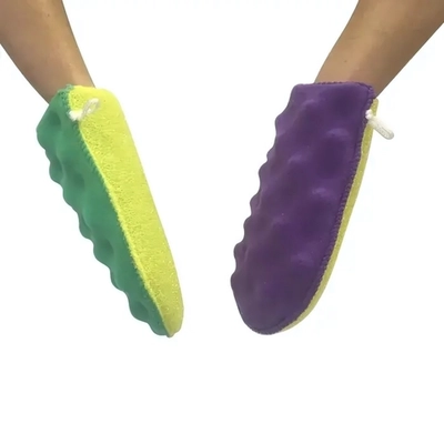 Губка д/тела Рукавичка с массажным слоем Умничка