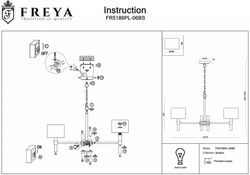 Подвесная люстра Freya Lino FR5186PL-06BS