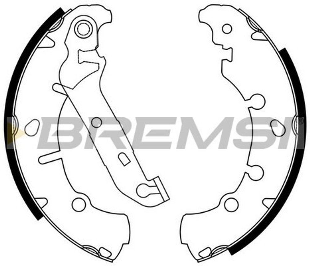 BREMSI - GF0243-BMS - Brake Shoe Set