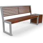 Скамейка Бонжур с цветочницей