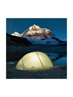 Палатка Naturehike Star River EXT Si 2-местная, алюминиевый каркас, сверхлегкая, желтая