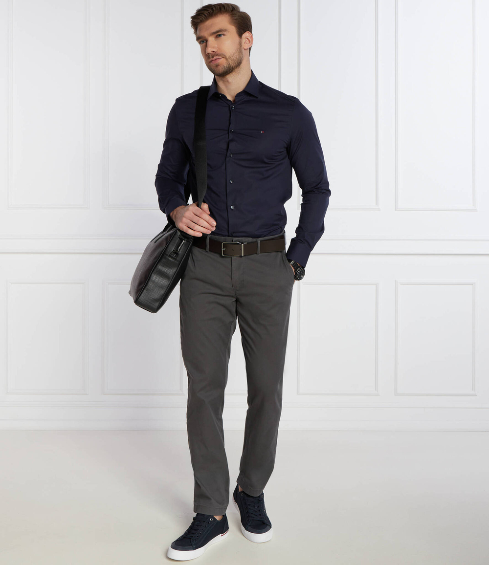 Чиносы CORE DENTON Tommy Hilfiger - графитовый(MW0MW28884)