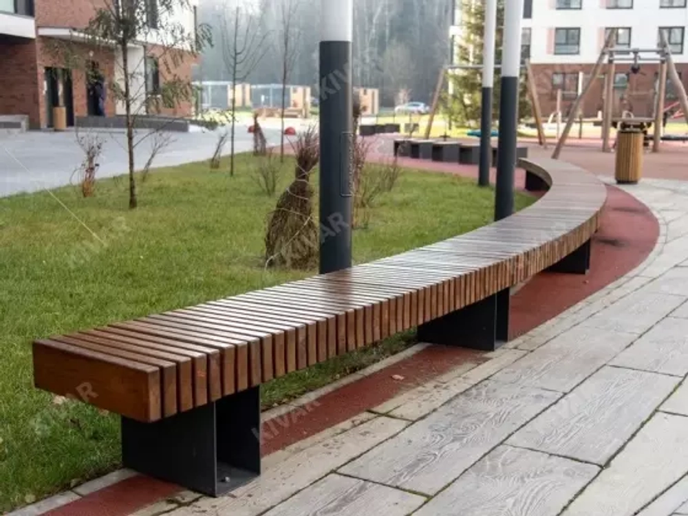 Скамья «Дуга прямая»
