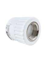 Муфта комбинированная PPR внутренняя резьба 32х3/4,  белый, РТП (100/20)