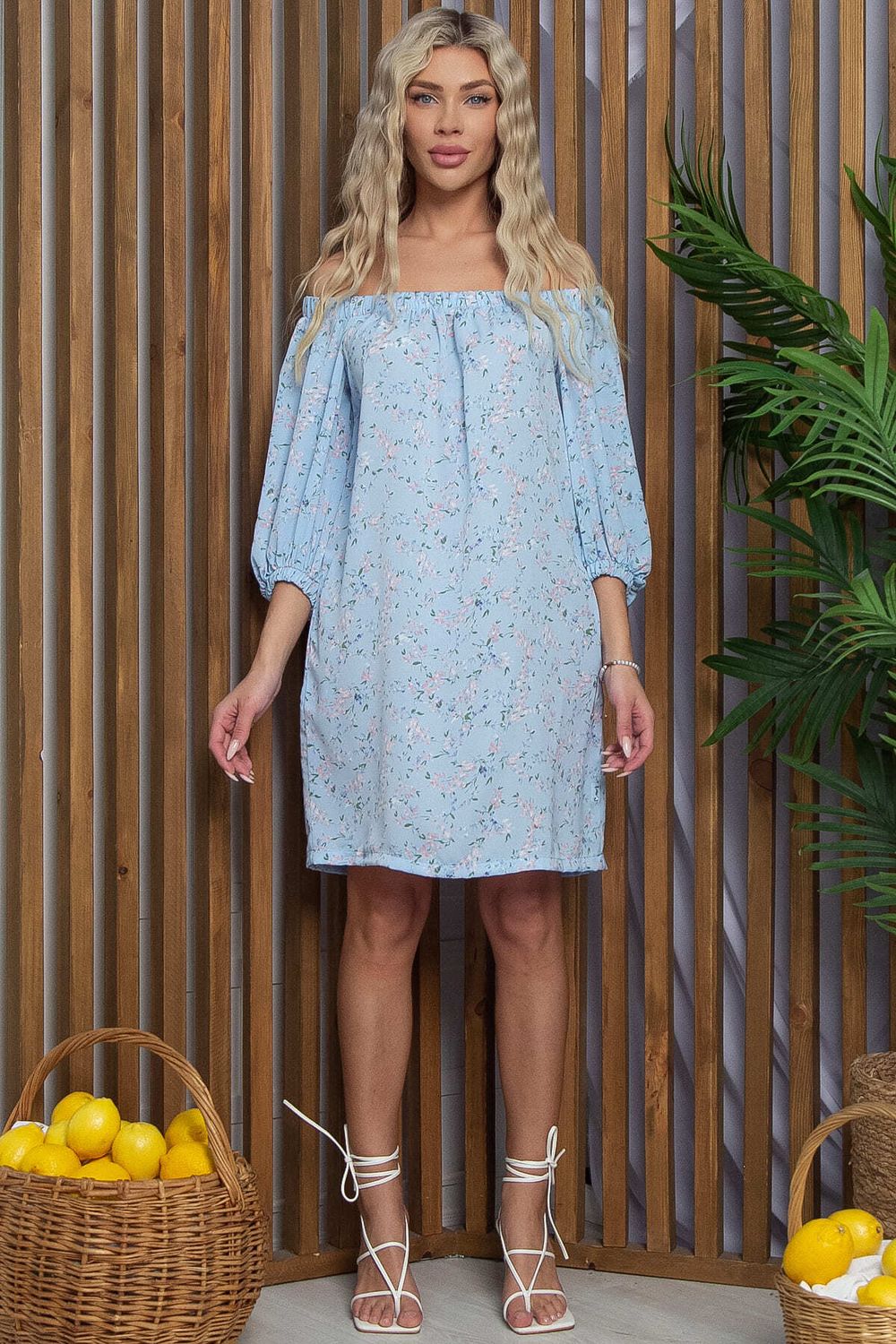 Платье Влюблена в лето (голубое) П13384-10М LT Collection