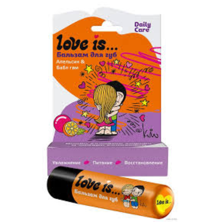 Бальзам для губ Love Is Апельсин и Бабл гам 4,2 гр