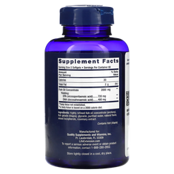 Life Extension Mega EPA/DHA 120 softgels , Омега 3 ЭПК/ДГК