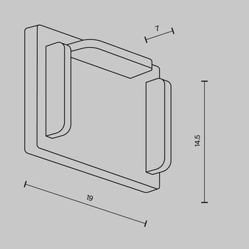 Заглушки к накладному/встраиваемому шинопроводу 2шт TRA239EC-41B чёрный Exility X Maytoni