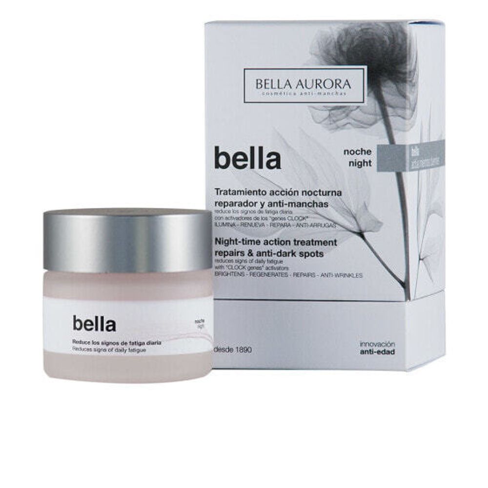 Bella Aurora Bella Night -Time Action Treatment Ночной антивозрастной крем против морщин, признаков усталости и пигментных пятен 50 мл