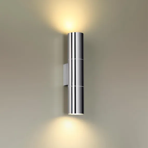 4281/2WA HIGHTECH ODL22 375 хром/металл Настенный светильник IP44 LED E27 max 2*7W BAZEL