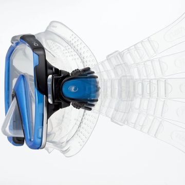 Маска TUSA Freedom HD прозрачный/синий