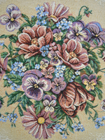 Декоративный гобеленовый чехол Любимые цветы 47х47