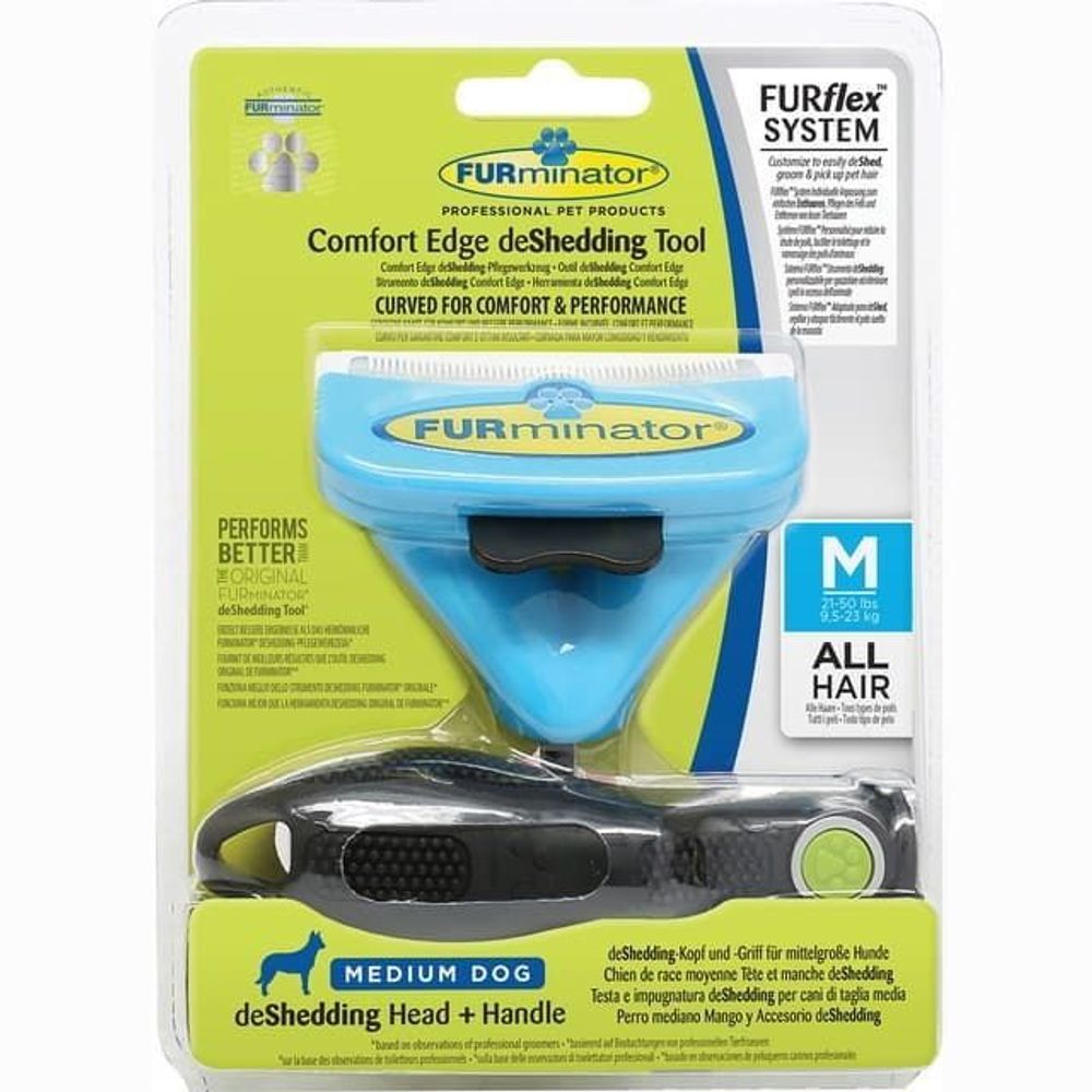 FURminator FURflex Комбо против линьки M, для собак средних пород