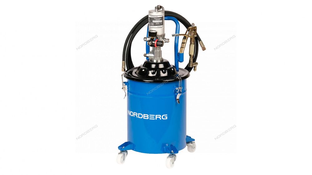 NORDBERG (NO5020) Установка пневматическая для раздачи густой смазки с баком 20 л
