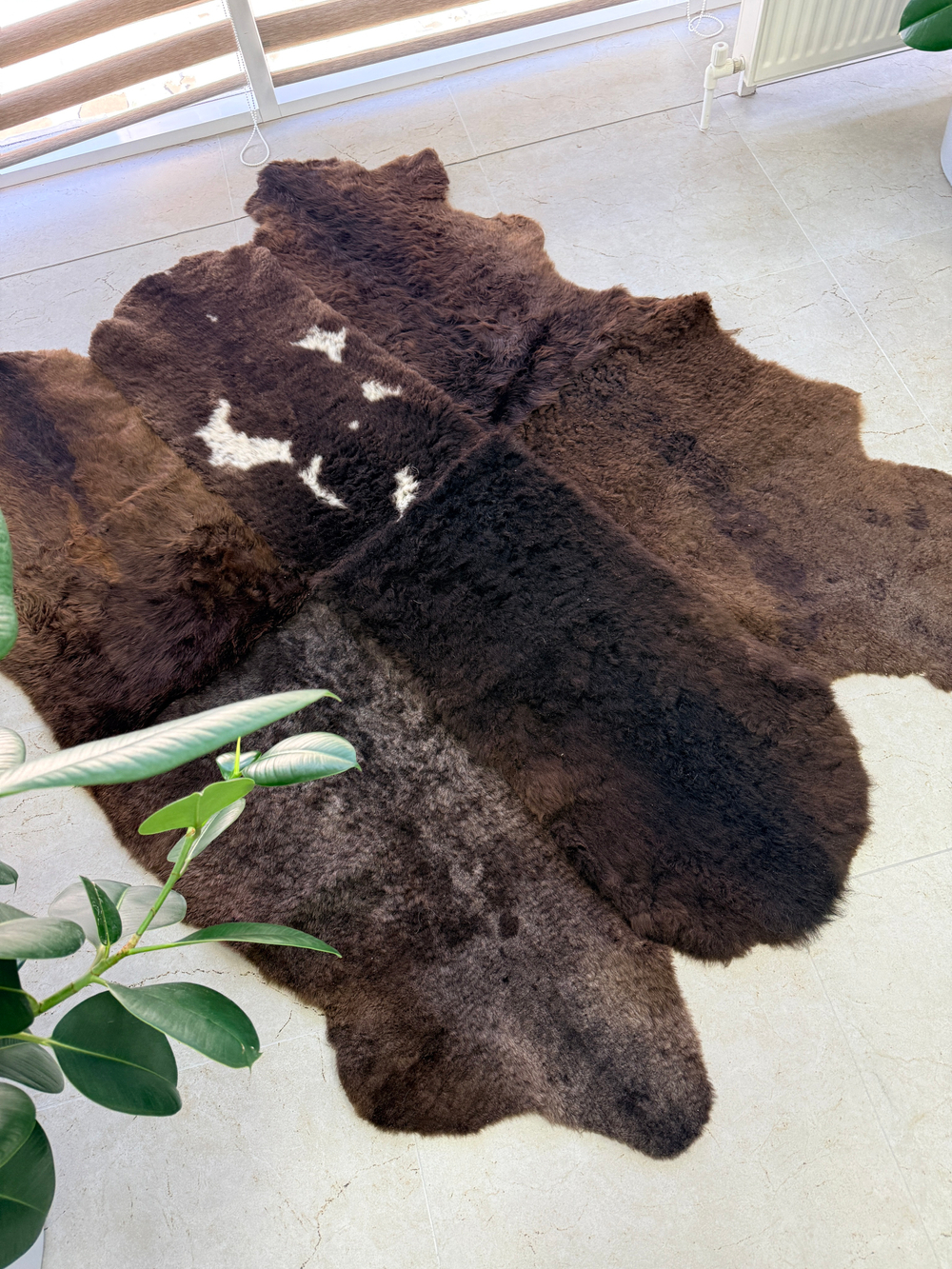 Ковер шкура натуральная овчина Меховой