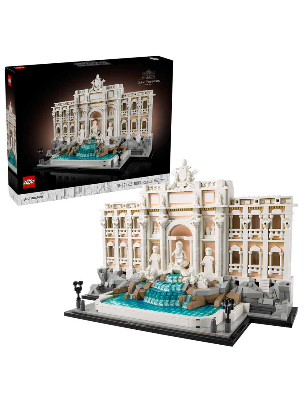 Конструктор LEGO Architecture 21062 лего Фонтан Треви — набор для взрослых 18+